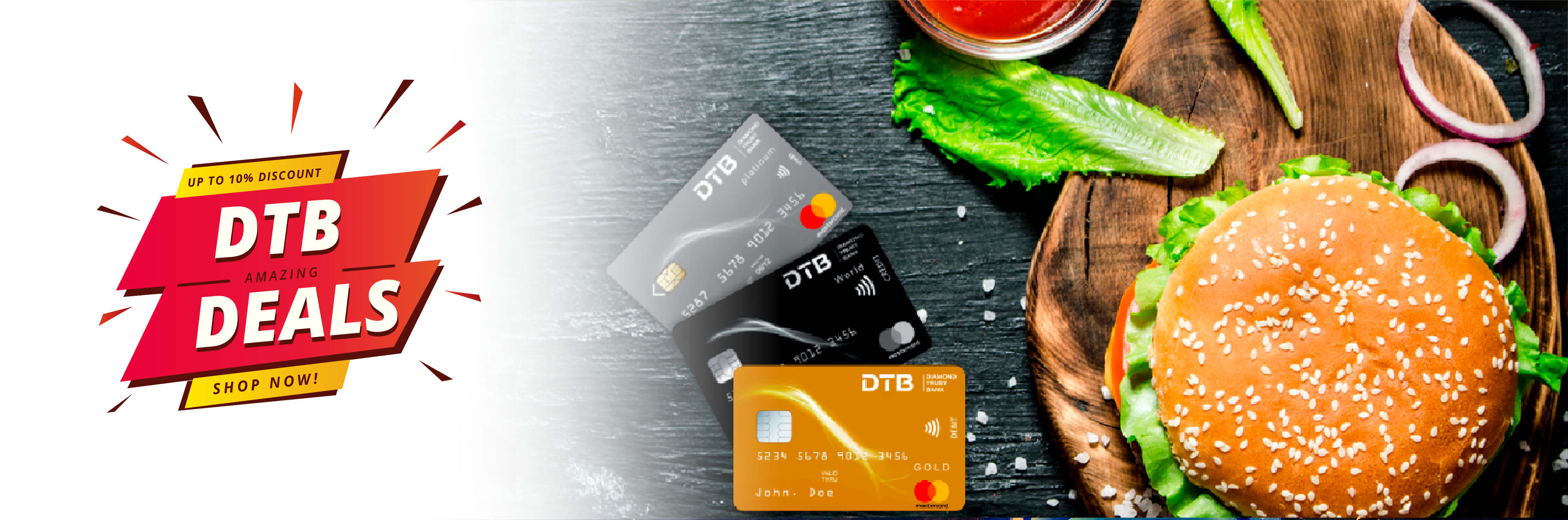 Enjoy Deals and offers thanks to your DTB Mastercard