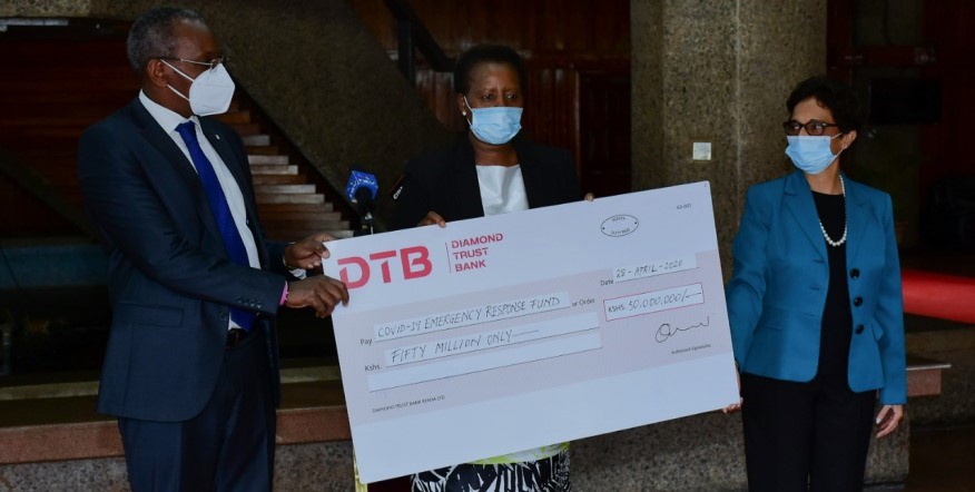 DTB commits Ksh.100 million to COVID-19 emergency relief